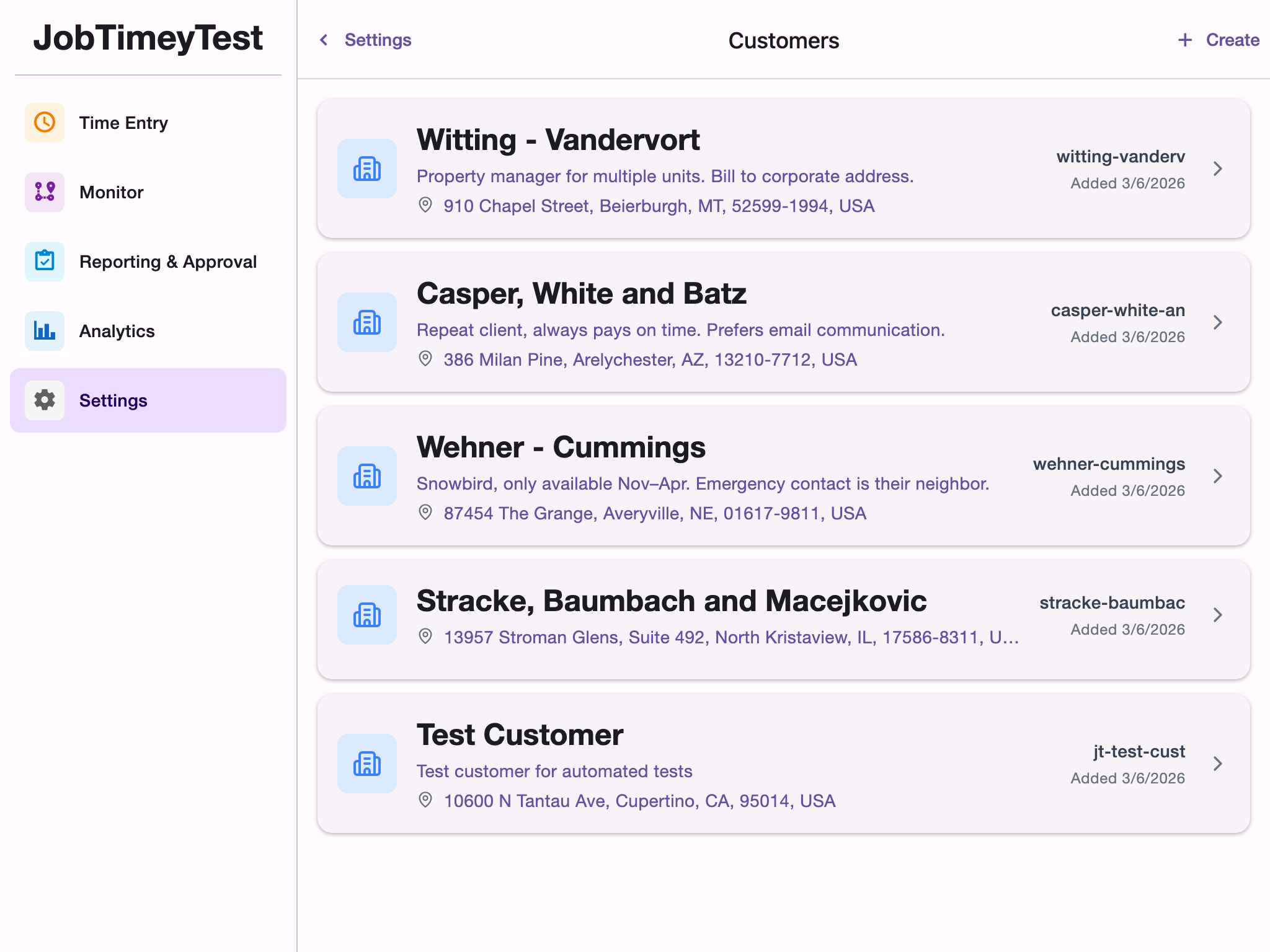 tablet customers screenshot