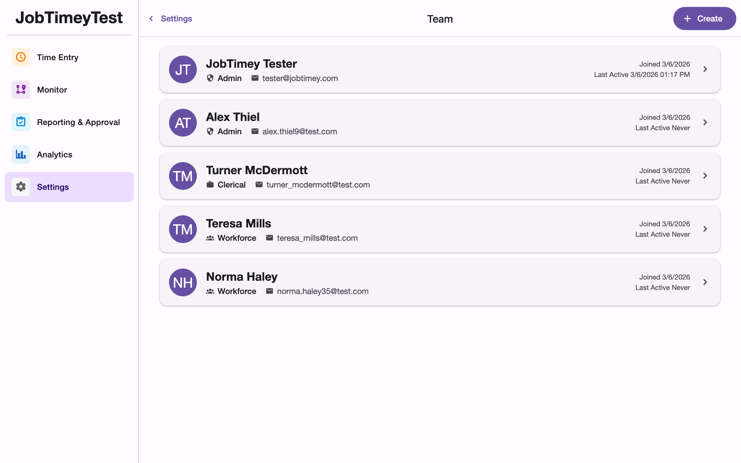 desktop team-settings screenshot